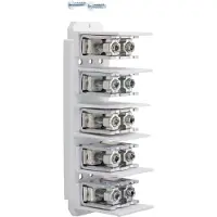 Hager KH95W Anschlußklemme, univ.Z, 35 - 95mm2, 5 polig für Kabelanschlußkasten U84LS/LU/LE