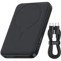 Baseus EnerFill FM11 Magnetische Mini-Wireless Schnelllade Powerbank 10000 mAh 22,5 W Interstellar Schwarz