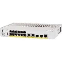 Cisco C9200CX-12T-2X2G-A, Managed, Gigabit Ethernet (10/100/1000), Power over Ethernet (PoE), Rack-Einbau