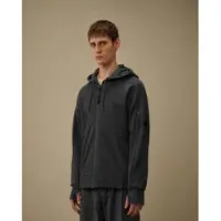 C.P. Company für Herren. 21CMSS716A005086W Lens Zip Sweatshirt schwarz (XL), Lässig, Baumwolle