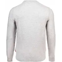 JOOP! JEANS Herren Strickpullover - Laurelor, Feinstrick, Wolle, Rundhals, Bündchen, einfarbig Hellgrau / XL