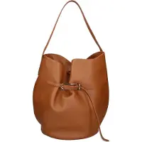 Chiara Ferretti Borsa a mano da donna Italy Modello Edera Prime 100% pelle blu jeans ONE 40x37x17 cm 22562-D24 BLU JEANS