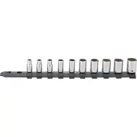 Stahlwille 96051010, Steckschlüssel-Satz, 10 Kopf/Köpfe, Stahl, 200 g