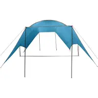 vidaXL Camping Tarp Wasserfest Blau 550 x 400 x 230 cm