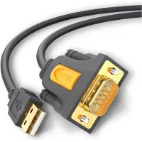 UGREEN Kabel USB-A auf DB9 RS-232, 1.5 m, CR104, Grau