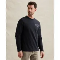 PME Legend Langarmshirt mit gesticktem Markenlogo