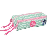 Disney Stitch Ice Cream Triple 20 Cm Mäppchen Grün Mann Grün One Size
