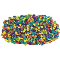 Colorations Färbungen - Holzmosaikquadrate, 1000 Stück.