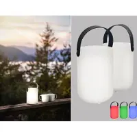 FHL Easy! FHL Ciro LED 2er Pack Outdoor Lampe Akku 0,7W RGB-Farbsteuerung dimmbar + Fernbedienung IP44 850231