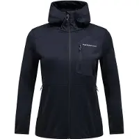 Peak Performance - Women's Utility Light Zip Hood - Fleecejacke Gr XS schwarz