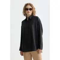 Scotch & Soda Linen Shirt Black Größe: 34 | Longsleeves Outlet | Damen | Schwarz