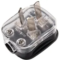 Kaiser Martin 10 Ampere China Stecker Erdungskontakt Schwarz - 857/sw [50 Stück]
