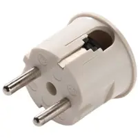 Kaiser Martin 3P Erdungsstecker - Seitenkabeleinführung - Weiß - 617/ws [60 Stück]