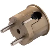 Kaiser Martin Gold MK Stecker mit Erdungskontakt - 517/go [60 Stück]