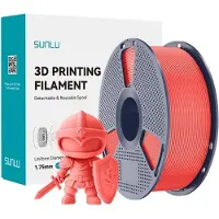 SUNLU PLA+ Filament, 1,75mm, 1kg - Farbton: Cherry Red