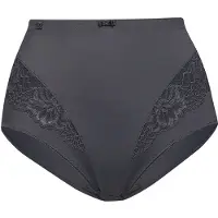 Susa Miederslip "Miederslip London", Damen, Gr. 40, grau (onyx), Stoff, Obermaterial: 75% Polyamid PA. 25% Elasthan EL., Unterhosen Miederslip