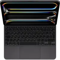 Apple Magic Keyboard für 13" iPad Pro (M4) - Dänisch - Schwarz, QWERTY, Dänisch, Trackpad, Scherenschalter, 1 mm,