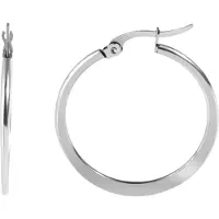 Adelia´s Paar Creolen "Ohrringe – Creole aus Edelstahl" Ideal als Geschenk zum Valentinstag