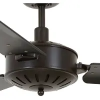 Beacon Lighting Beacon Deckenventilator Airfusion Carolina, schwarz, leise