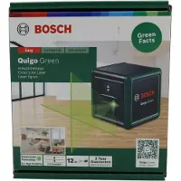 Bosch Kreuzlinienlaser HOME & GARDEN "Quigo Green", grün, Lasermessgeräte, Kreuzlinienlaser