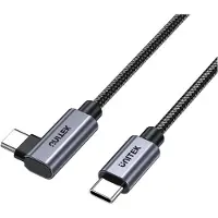 UNITEK C14123BK-3M, 3 m, USB C, USB C, USB 2.0, 480 Gbit/s, Schwarz, Grau