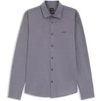 Hugo Boss für Herren. 50519748 Mysoft Hemd marineblau (XL), Lässig, Baumwolle, Langarm