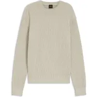 BOSS für Herren. 50565128 Akipano Pullover beige (L), Lässig, Baumwolle, Langarm