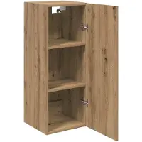 vidaXL Wandschrank Artisan-Eiche 34,5 x 34 x 90 cm Holzwerkstoff