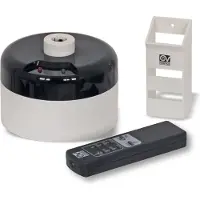 Vortice Telenordik 5T, Haushaltsventilator, IR Wireless, Drucktasten, Schwarz, Weiß
