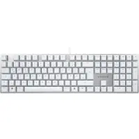Cherry KC 200 MX, Volle Größe (100%), Kabelgebunden, USB, Mechanischer Switch, QWERTZ, Silber, Weiß