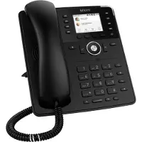 Herma D735, IP-Telefon, Schwarz, Kabelgebundenes Mobilteil, Im Band, Außerhalb des Bandes, SIP-Info, 1000 Eintragungen, Ton