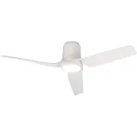 Mantra-Iluminacion LED-Deckenventilator Ushuaia weiß DC leise Ø 134 cm CCT