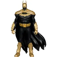 Mcfarlane Toys Batman Gold Dc Multiverse Arkham City Knightmare Edition Figur-etikett 19 Cm