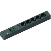 Bachmann 420.0022 CONNECT LINE 5xCEE7/3 1xSchalter 1xSPD Strom 2,0m 4200022