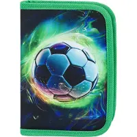 Baagl Tasche Football Grün 1-Reißverschluss