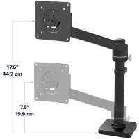 Ergotron NX Series 45-669-224, Klemme, 8 kg, 0 mm (0"), 86,4 cm (34"), 100 x 100 mm, Schwarz