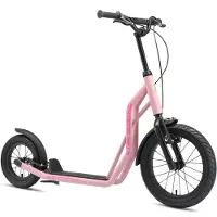 Star Scooter Tretroller Kinderroller ab 8 Jahre | 16 Zoll 12 Zoll Mixed Edition | Berry