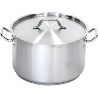 Stalgast Mittelhoher Suppentopf, mit Deckel, Ø 450 mm, Höhe 360 mm, 57,3 Liter