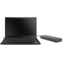 Lenovo 03X7469, Kabelgebunden, USB 3.2 Gen 2 (3.1 Gen 2) Type-C, 3,5 mm, 10,100,1000 Mbit/s, Schwarz