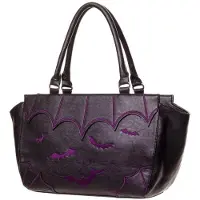 Banned Handtasche - Purple Bats