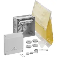Spelsberg 41045001 Abzweigkasten, Schutzart IP68, max. Leiterquerschnitt 102, Schlagfestigkeit IK09, Schutzklasse II, Ui 690V AC, Ui 690V DC, VDE