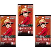 Heartforcards 3X OP13 Carrying on His Will Booster [Japanisch] – | 3 Packs à 6 Karten | Limitierte 3rd Anniversary Collection | Mit Versandschutz