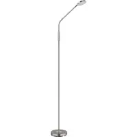 Globo LED-Stehleuchte Silvio, nickelfarben, CCT, dimmbar, 173 cm
