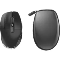 3DConnexion 3DX-700117, Linkshändig, Optisch, RF Wireless + Bluetooth, 7200 DPI, Schwarz, Silber