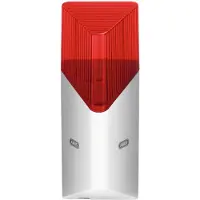 ABUS FUSG35000A, Wireless siren, Innen/Außen, Acrylnitril-Butadien-Styrol (ABS), 100 dB, IP44, Rot, Weiß