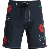 Quiksilver Boardshorts "Surfsilk Arch 18", Herren, Gr. 28(XS), schwarz (schwarz street floral arch), Obermaterial: 88% Polyester, 12% Elasthan., Hosen Boardshorts
