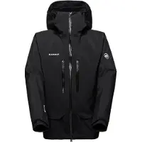 Mammut Hardshell-Alpinjacke Crater Pro HS Hooded (Bergsteigen, wasserdicht, winddicht) schwarz Herren
