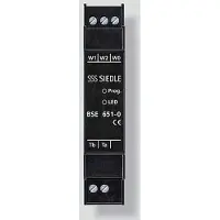 Siedle&Söhne SIEDLE & SÖHNE Siedle Bus-Schalt-Einheit BSE 651-0 Hutschiene Schwarz