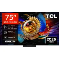 TCL 75Q7D PRO 75 Zoll 4K SQD Mini LED TV, 100 % BT.2020, 760 lokale Dimming-Zonen, 2.000 Nits HDR, Anti-Reflexion, 144 Hz, Dolby Vision IQ &amp; Dolby Atmos, Google TV
