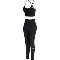 Yeaz Sportanzug "Set CHARM", Damen, Gr. L, schwarz, Obermaterial: 87% Nylon NY. 13% Elasthan EL., Sportanzüge Sportanzug